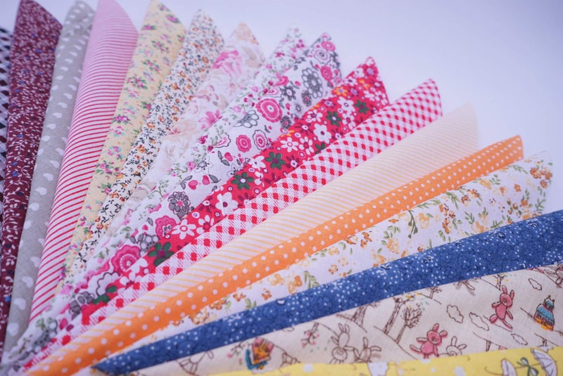 Phantomon 50pcs Cotton Fabric Craft Precut Square Patchwork Sheets for Quilting, Sewing, Scrapbooking, Simplicity Patterns (10Inch x 10Inch) - Image 5